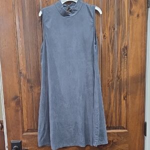 Elegant Sleeveless Blue Mini Dress